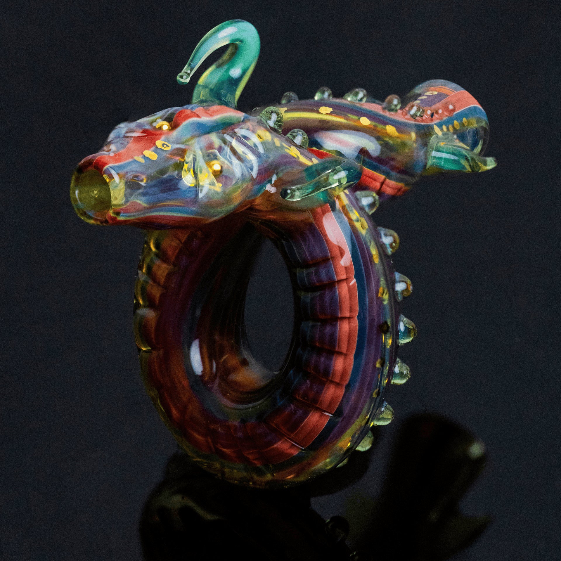 artisan-crafted design of the Large Mushroom Rig by Glasshole (2023)