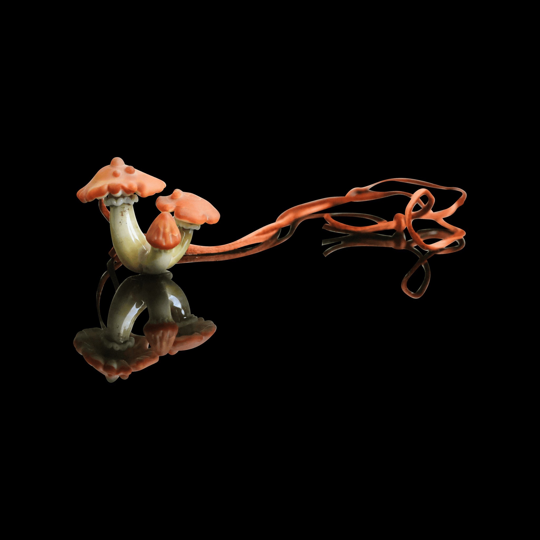 artisan-crafted design of the Large Mushroom Rig by Glasshole (2023)