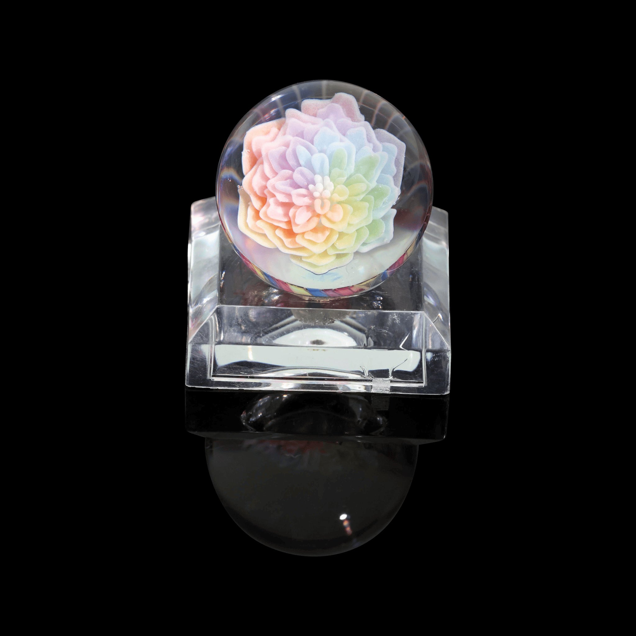 artisan-crafted design of the Large Mushroom Rig by Glasshole (2023)