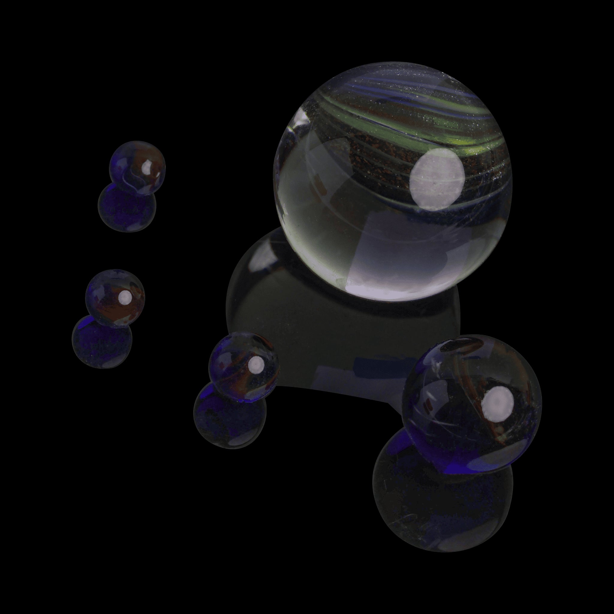 artisan-crafted design of the Large Mushroom Rig by Glasshole (2023)