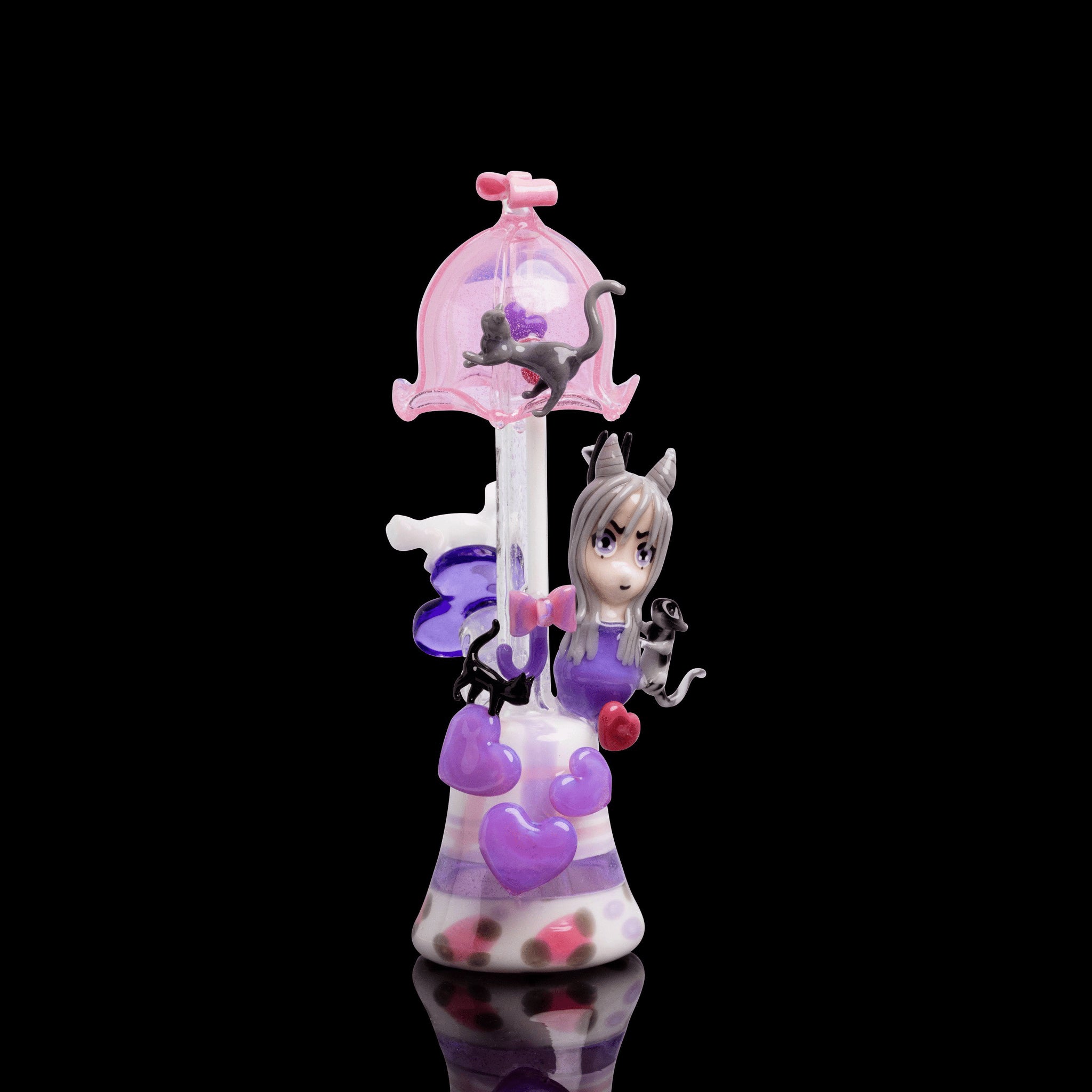 artisan-crafted design of the Large Mushroom Rig by Glasshole (2023)