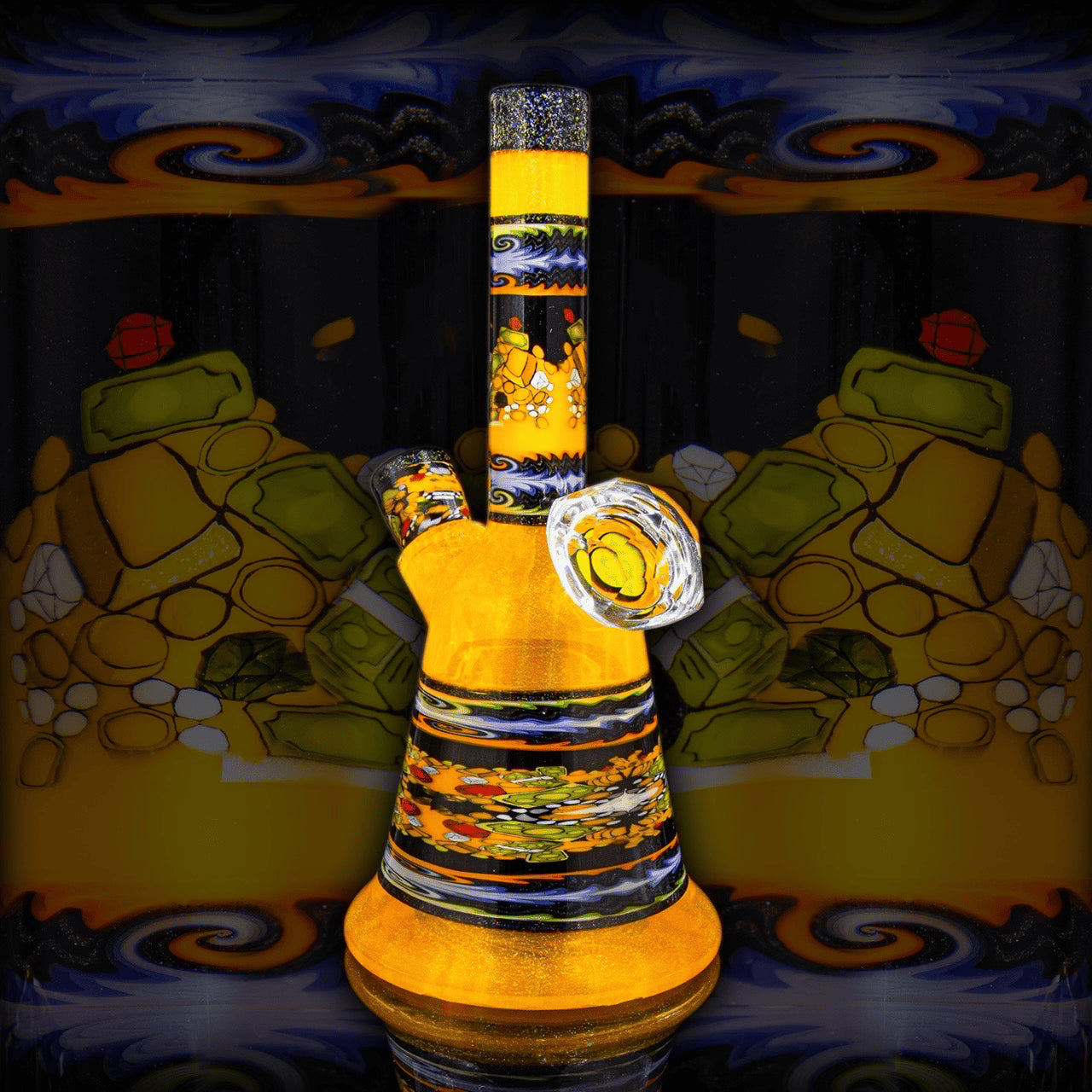 artisan-crafted design of the Large Mushroom Rig by Glasshole (2023)