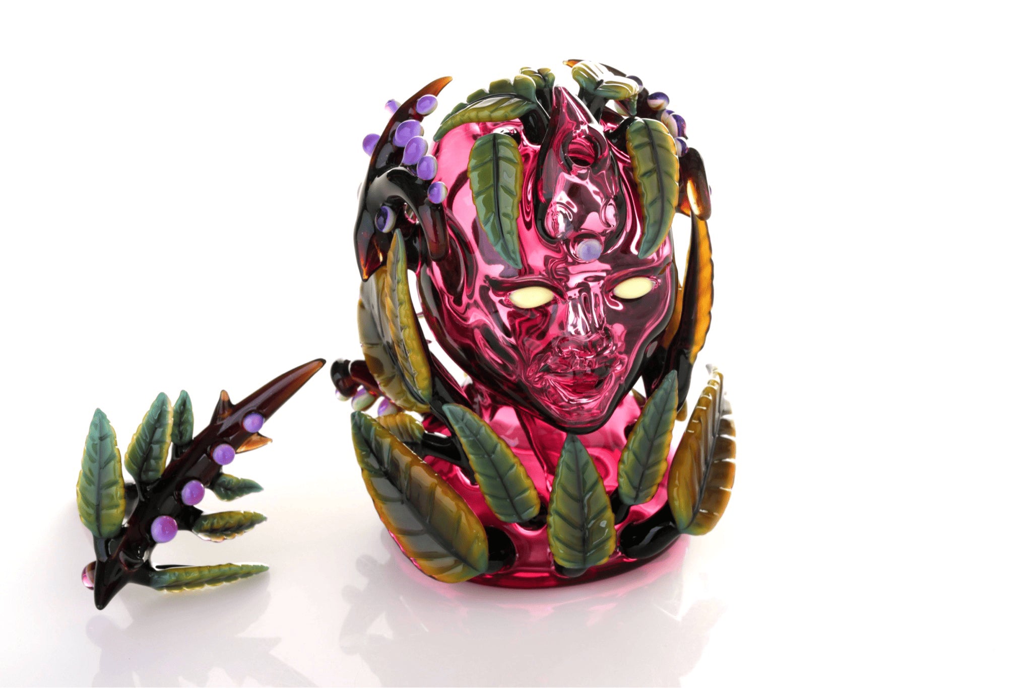 artisan-crafted design of the Large Mushroom Rig by Glasshole (2023)