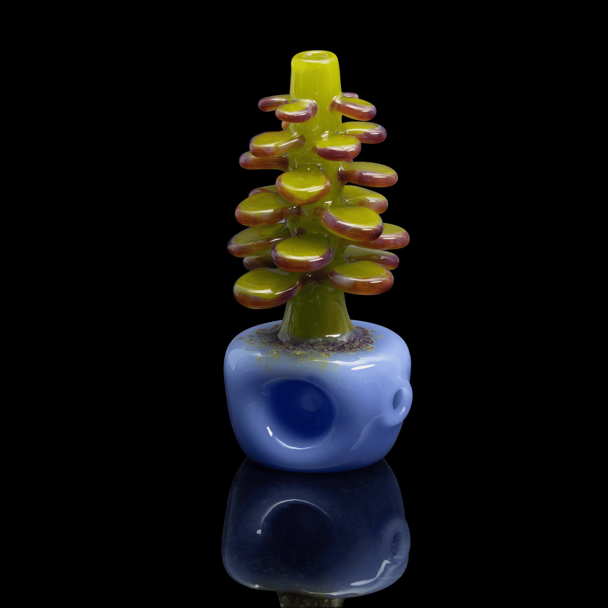 artisan-crafted design of the Large Mushroom Rig by Glasshole (2023)