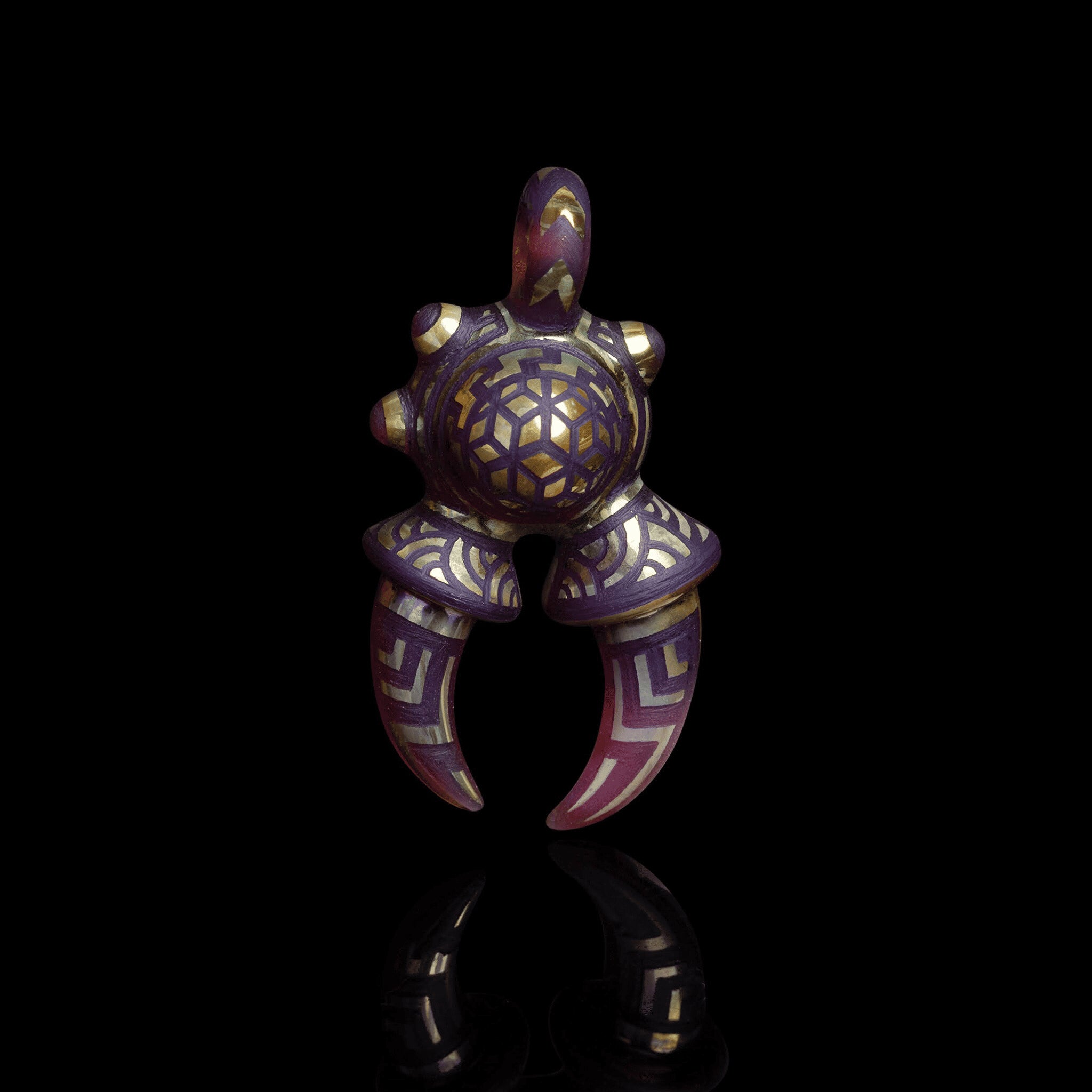 artisan-crafted design of the Large Mushroom Rig by Glasshole (2023)