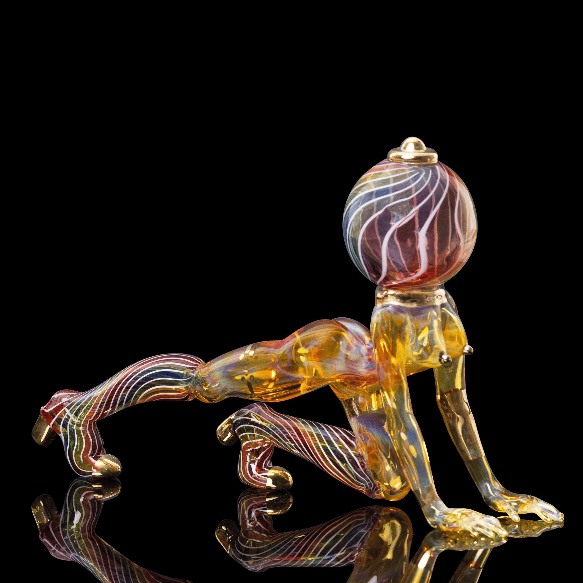 artisan-crafted design of the Large Mushroom Rig by Glasshole (2023)