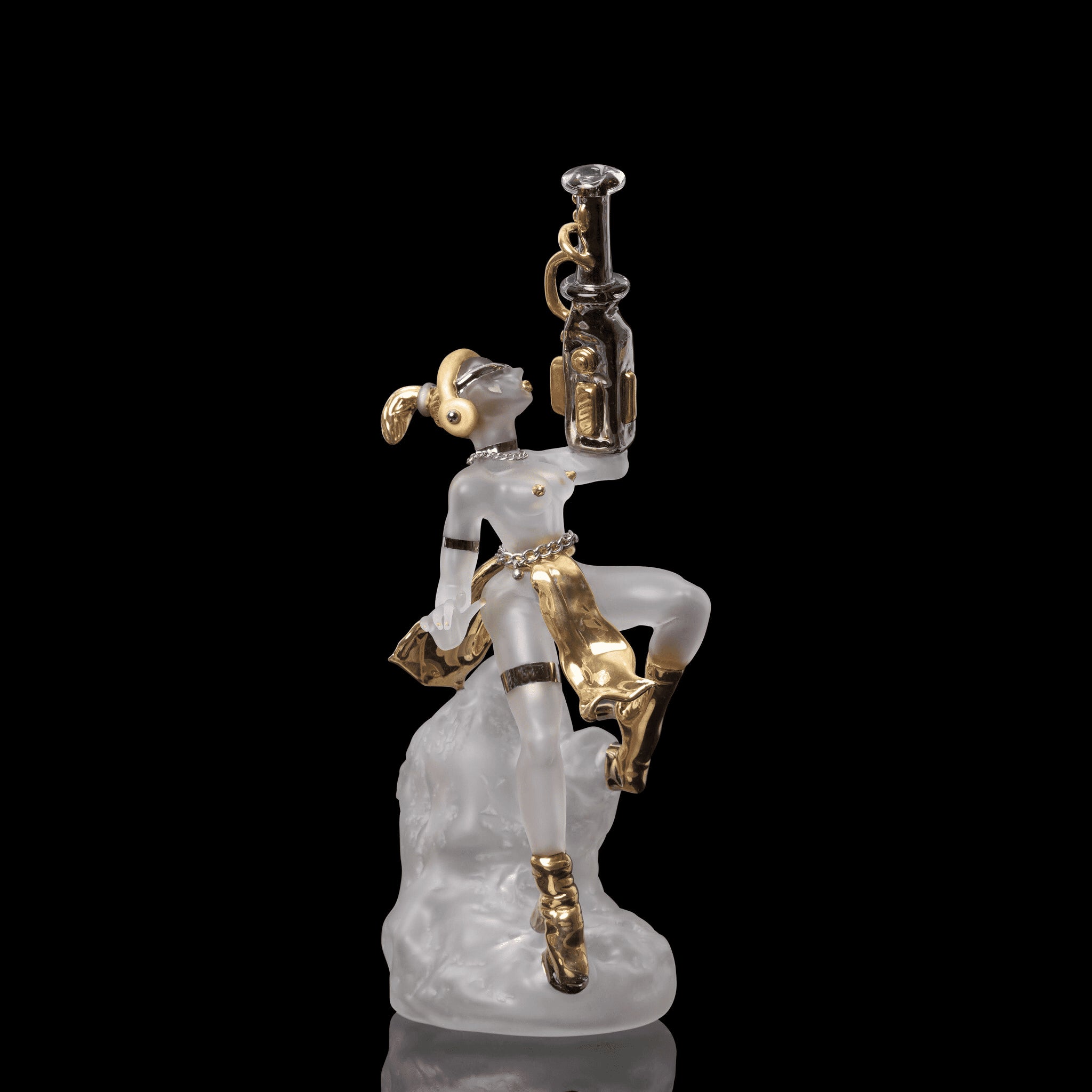 artisan-crafted design of the Large Mushroom Rig by Glasshole (2023)