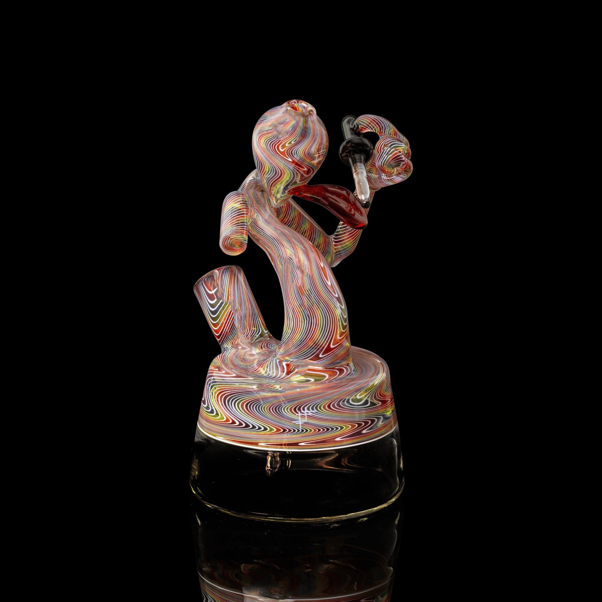 artisan-crafted design of the Large Mushroom Rig by Glasshole (2023)