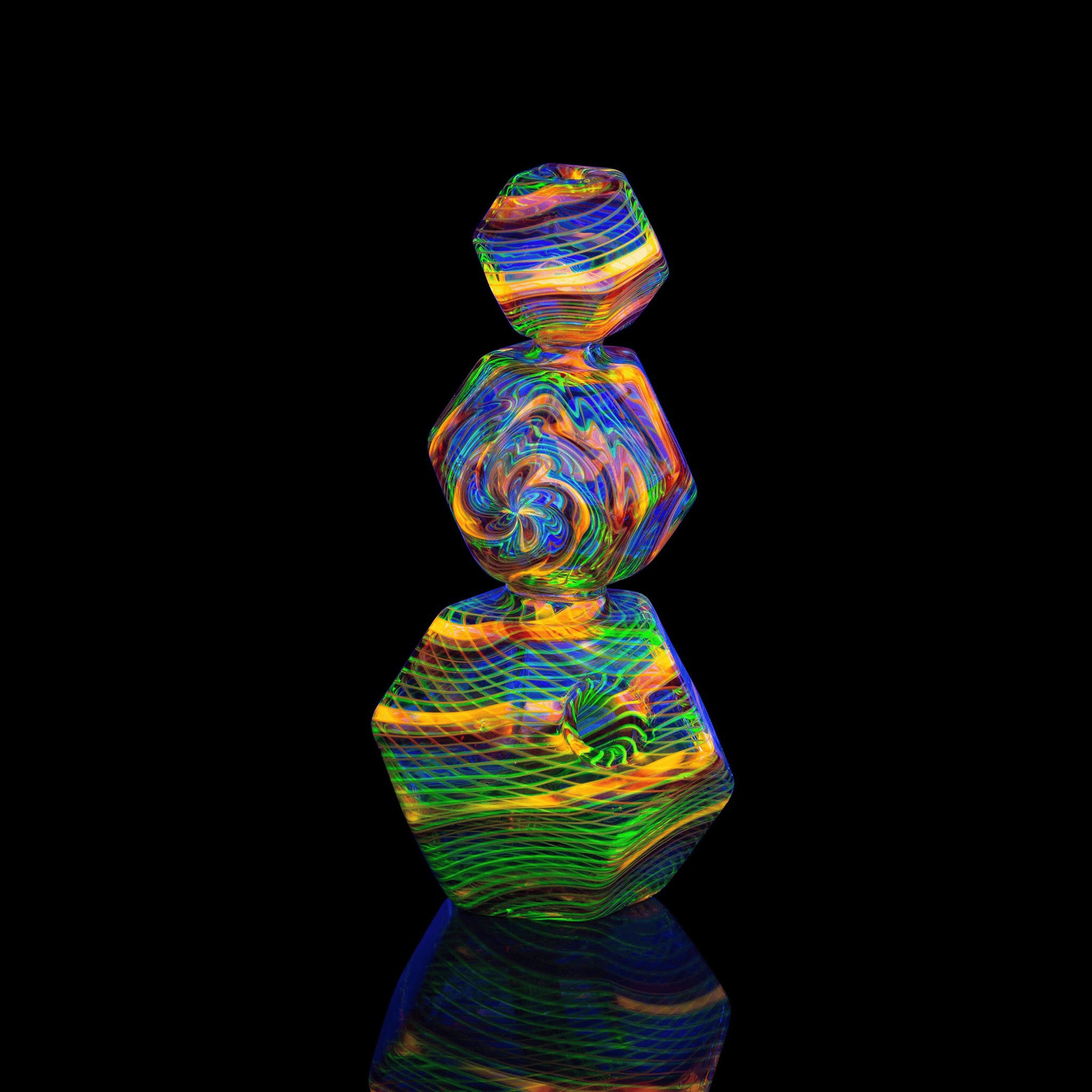 artisan-crafted design of the Large Mushroom Rig by Glasshole (2023)