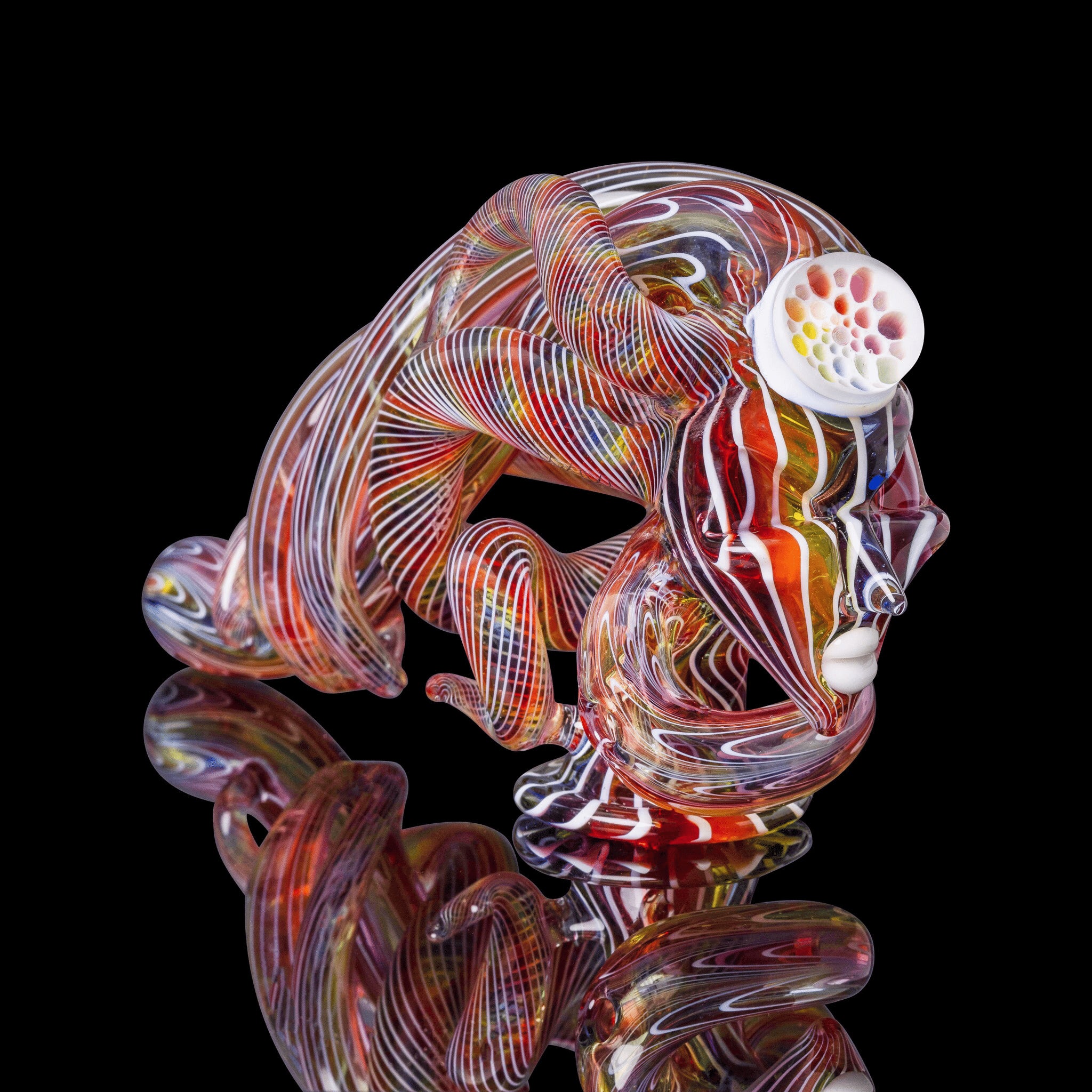artisan-crafted design of the Large Mushroom Rig by Glasshole (2023)