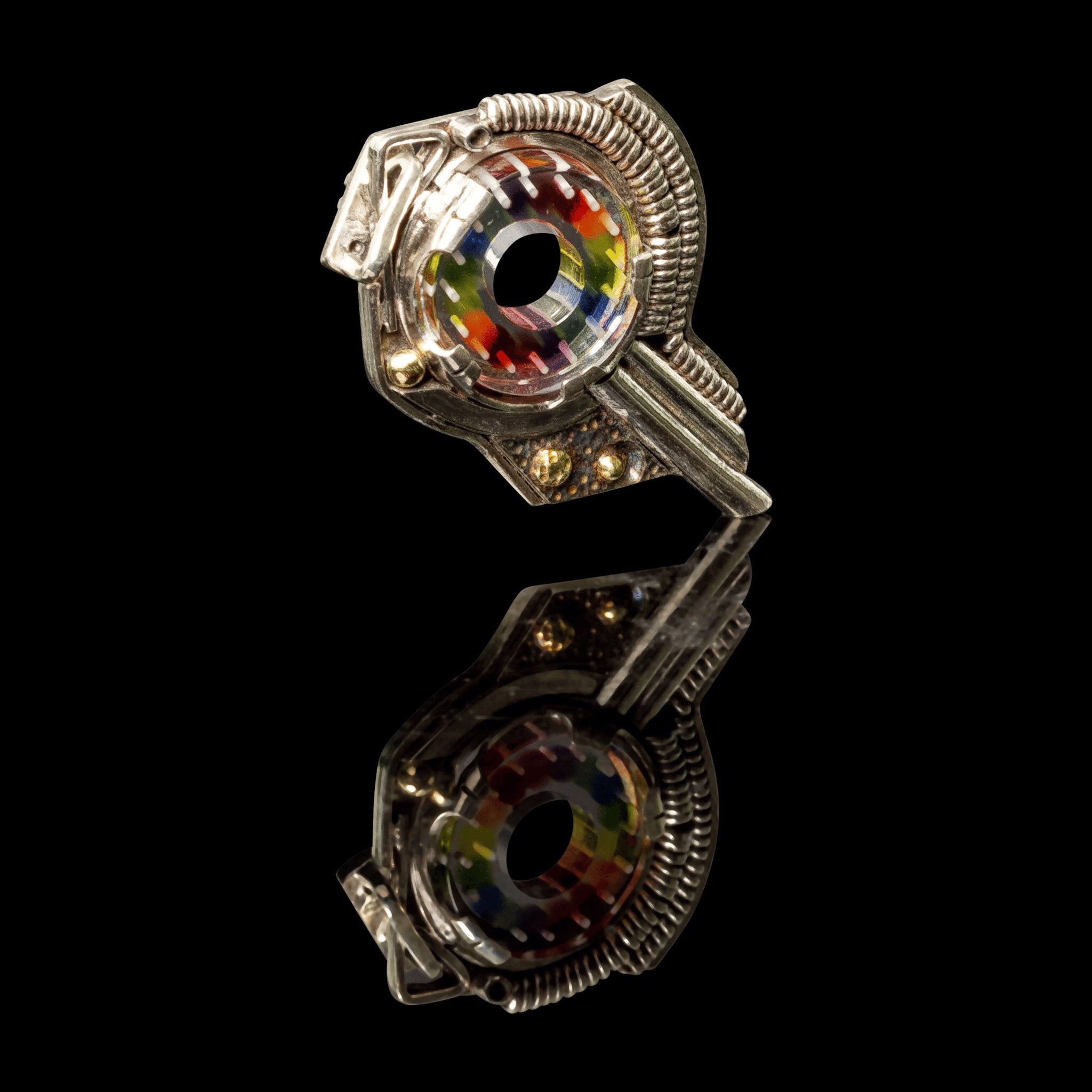 artisan-crafted design of the Large Mushroom Rig by Glasshole (2023)