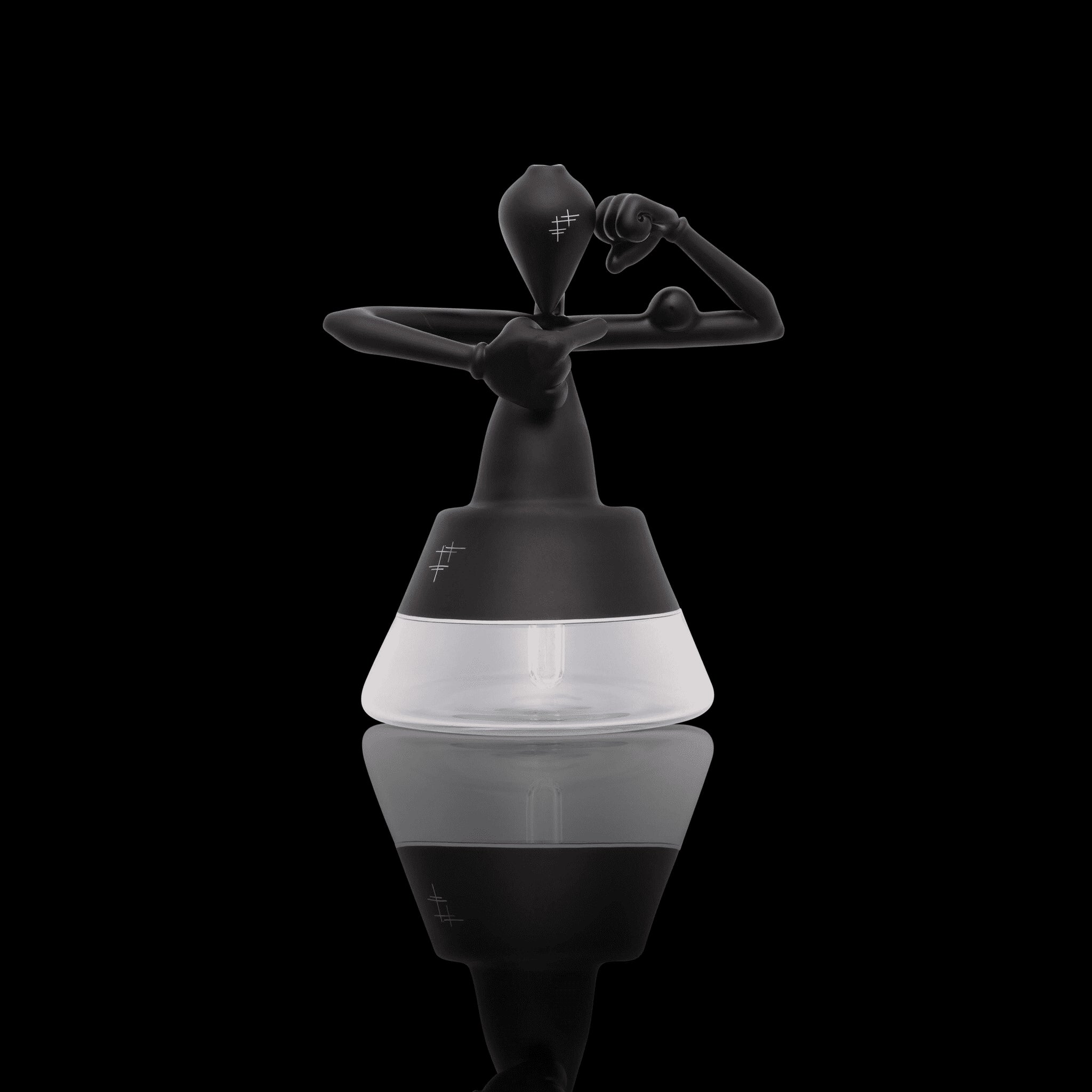 artisan-crafted design of the Large Mushroom Rig by Glasshole (2023)