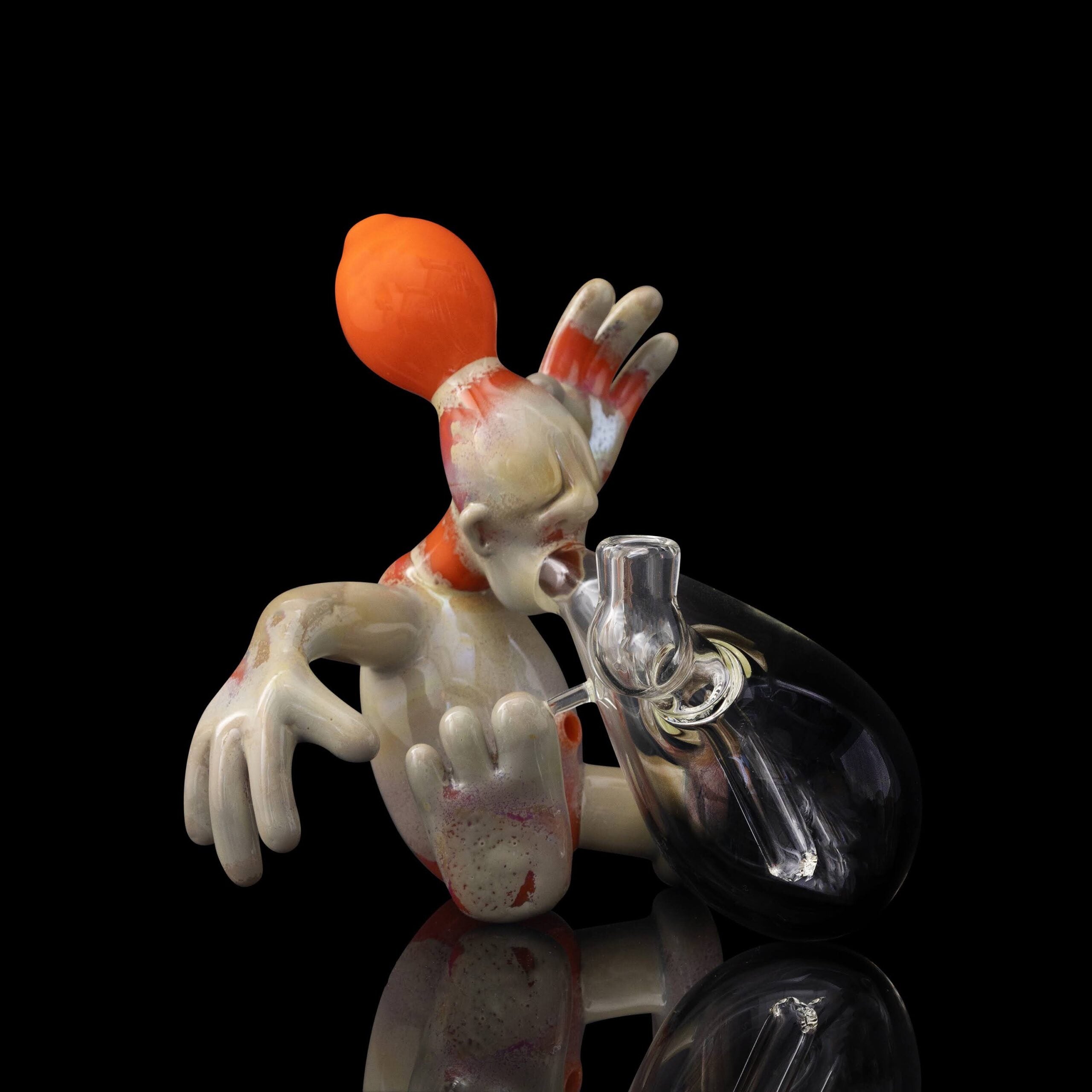 artisan-crafted design of the Large Mushroom Rig by Glasshole (2023)